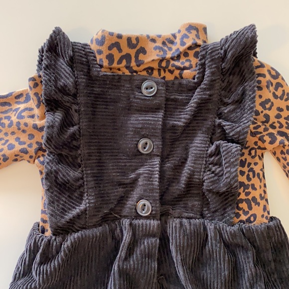Baby corduroy one piece outfit set - Picture 2 of 2